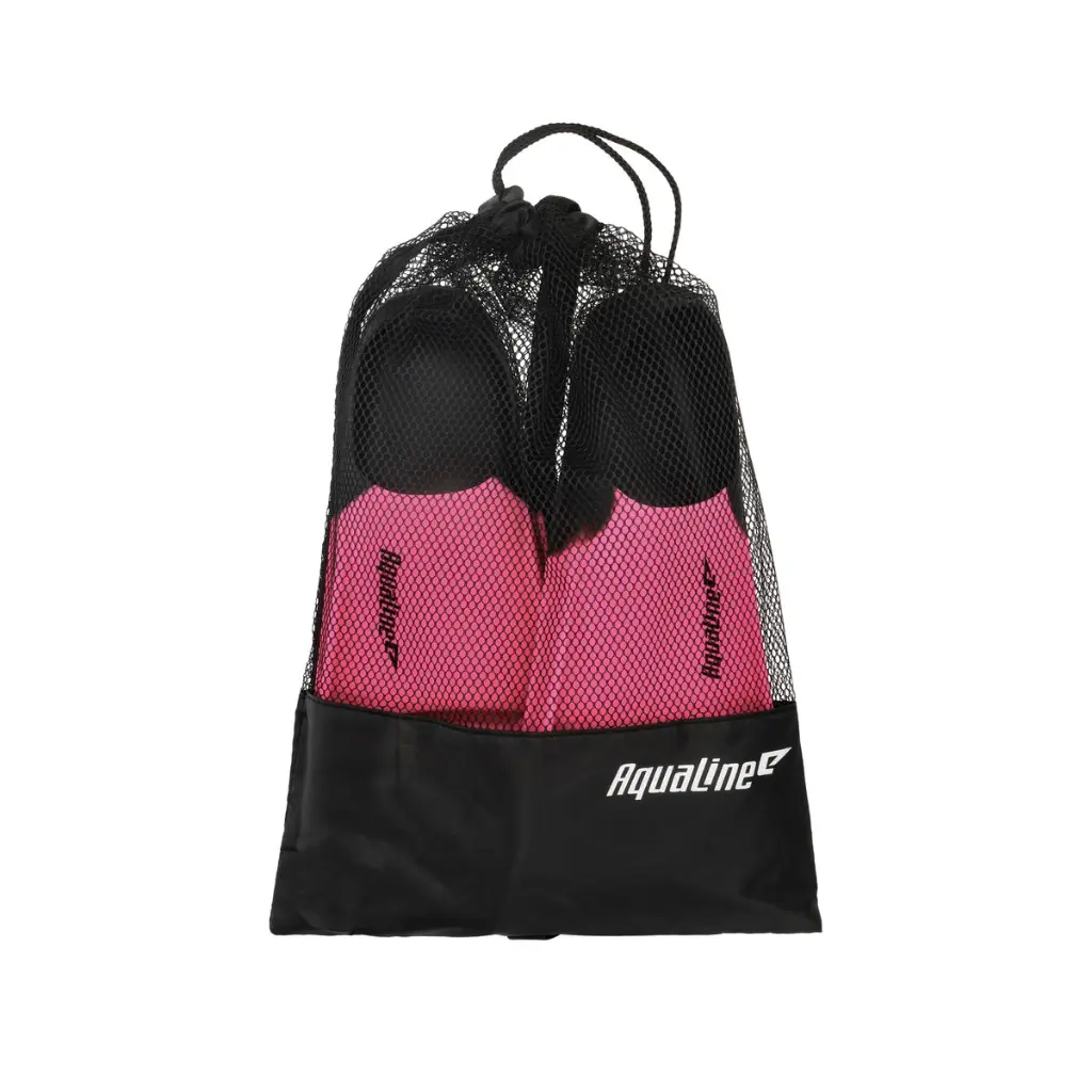 AQUALINE NEO PINK FINS WITH BAG.webp