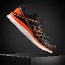 Olympic Swift V1 Youth Trainers Black/Orange size 4  