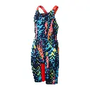SPEEDO Fastskin Junior Endurance+ Max Openback Kneeskin  Dark Teal/Blue/Red(8-15822H824)