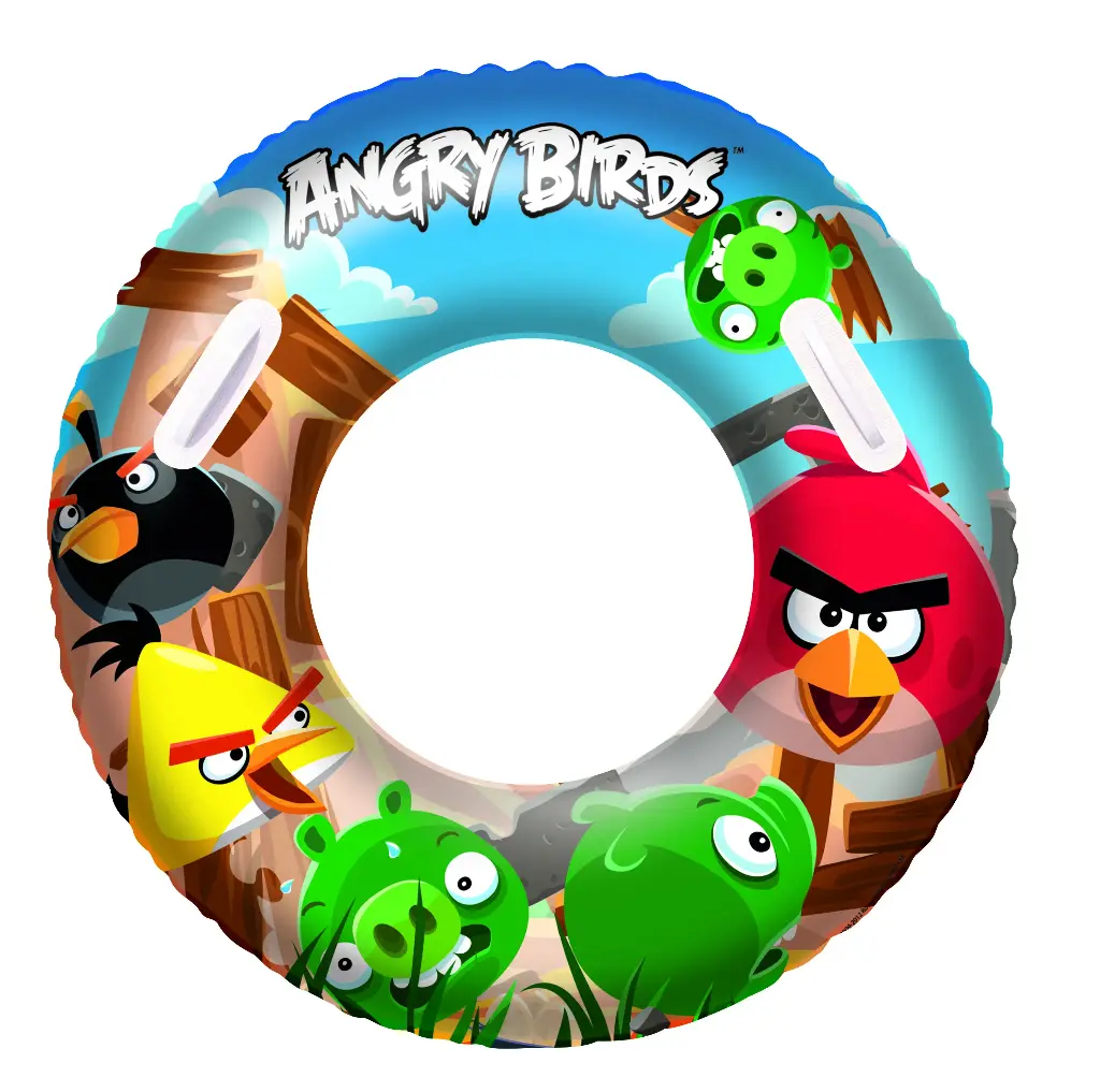 BESTWAY ANGRY BIRDS SWIM RING 91CM(96103)