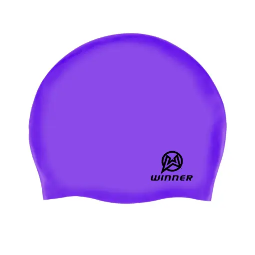 [SEDSWSILSCPP] WINNER SILICONE SWIM CAP PURPLE 