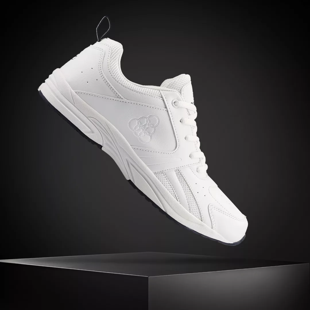 [FWOLYRECESSLW.3] Olympic Recess Youth Lace-up White size 3