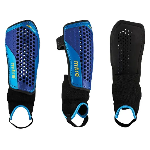[PBSOCMITG02] Mitre Aircell Carbon shin guards (OM) BLUE